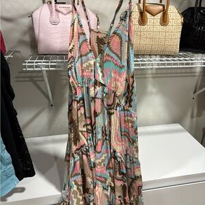 3 for $18 SALE Y2K Multicolor Patterned Women's Dress